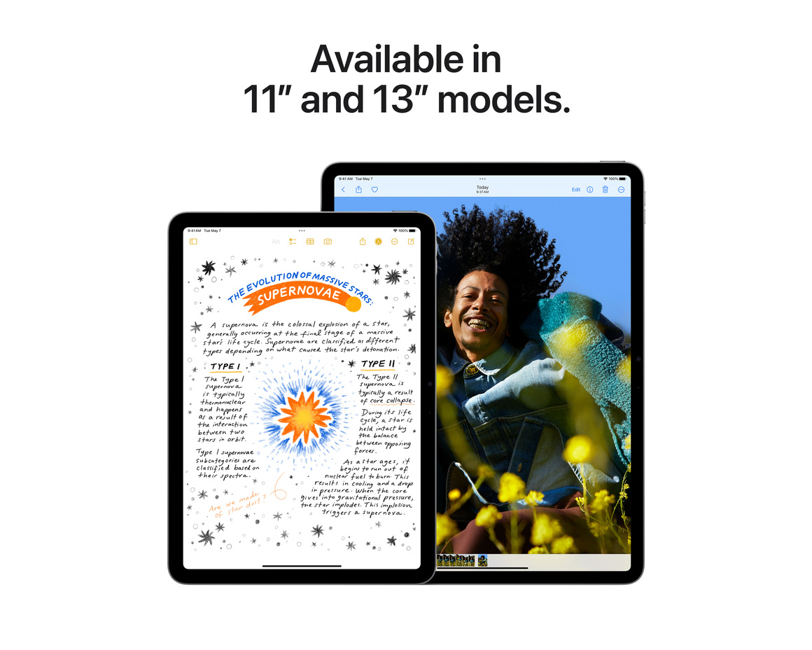 Apple iPad Air 11 (2024) Wi-Fi + Cellular 256GB - Rymdgrå