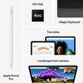 Apple iPad Air 11 (2024) Wi-Fi + Cellular 256GB - Rymdgrå