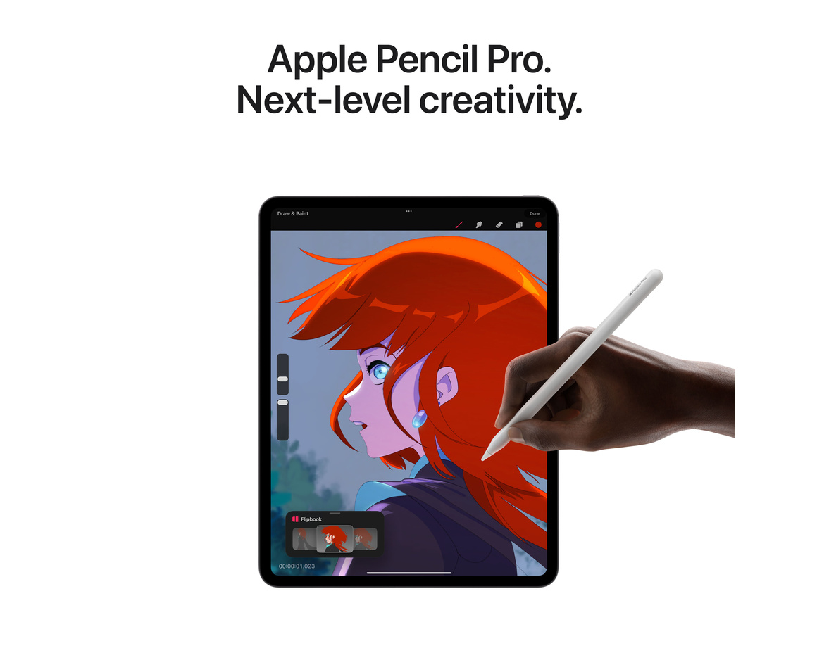 Apple iPad Pro 11 (2024) Wi-Fi 1TB med Nanotexturglas - Silver