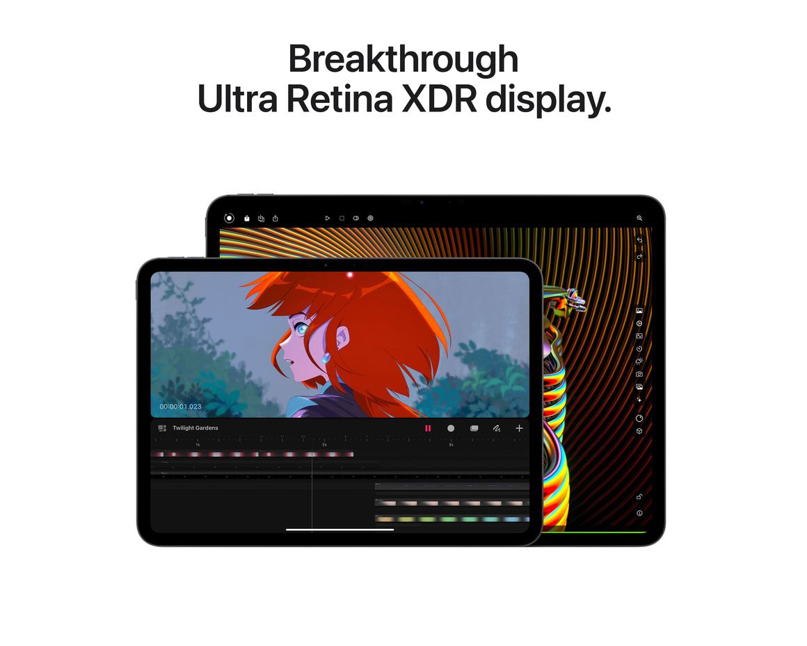 Apple iPad Pro 13 (2024) Wi-Fi 1TB med Standardglas - Rymdsvart