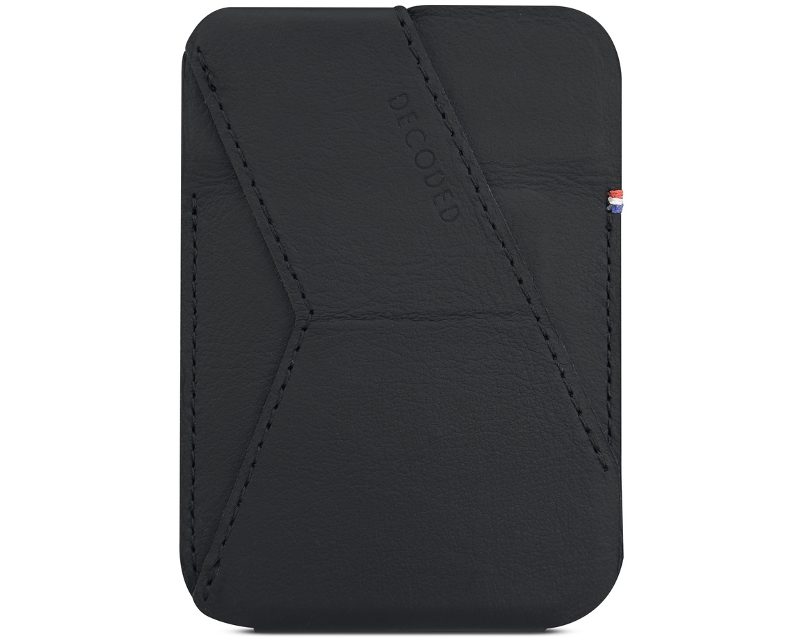 Decoded MagSafe Card Sleeve with stand V2 Black