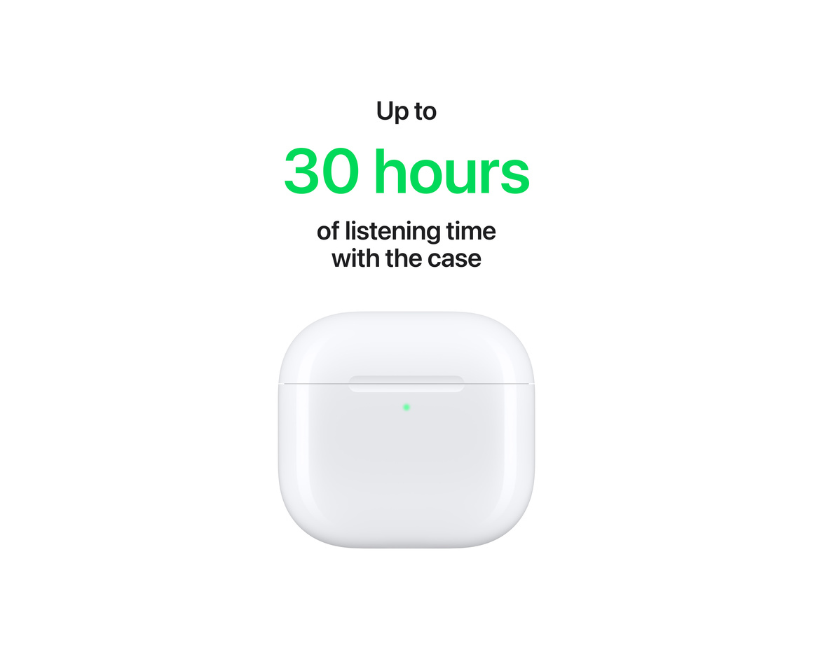 AirPods 4 med aktiv brusreducering