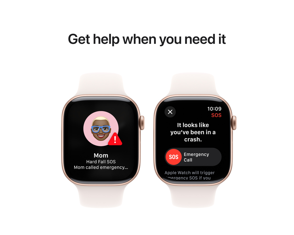 Apple Watch Series 10 GPS + Cellular 46mm Roséguld Aluminiumboett med Rosé Sportband - M/L