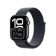 Apple Watch Series 10 GPS 42mm Gagatsvart Aluminiumboett med Svartlila Sportloop