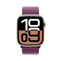 Apple Watch Series 10 GPS 46mm Roséguld Aluminiumboett med Plommon Sportloop