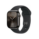 Apple Watch Series 10 GPS + Cellular 42mm Skiffer Titanboett med Svart Sportband - S/M Apple Watch Series 10 GPS + Cellular 42mm Skiffer Titanboett med Svart Sportband - S/M