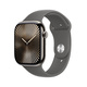 Apple Watch Series 10 GPS + Cellular 46mm Naturlig Titanboett med Granitgrå Sportband - M/L Apple Watch Series 10 GPS + Cellular 46mm Naturlig Titanboett med Granitgrå Sportband - M/L
