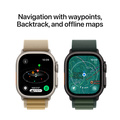 Apple Watch Ultra 2 GPS + Cellular 49mm Naturlig Titanboett med Naturlig titan Milanesisk loop Small