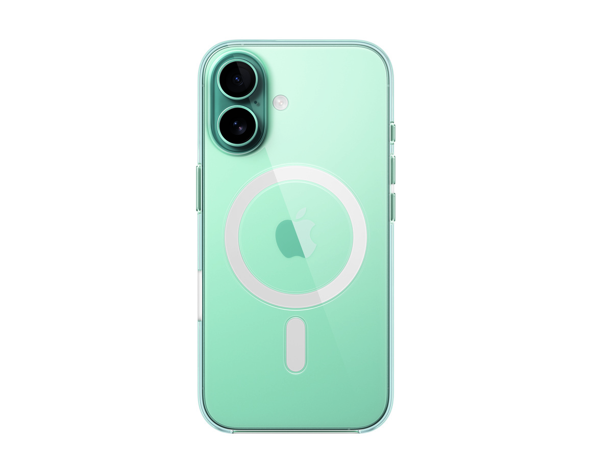 Apple iPhone 16 Transparent skal med MagSafe