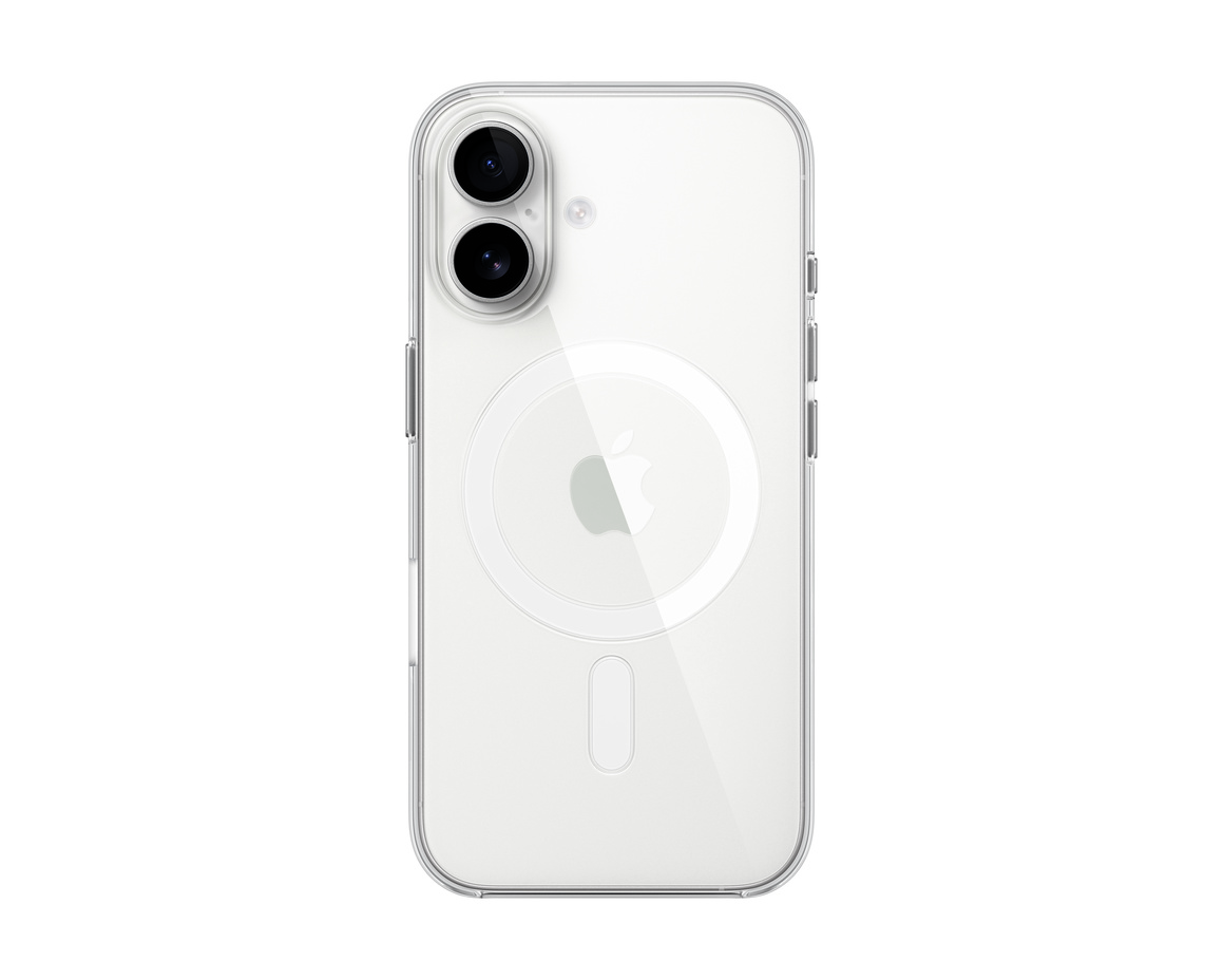 Apple iPhone 16 Transparent skal med MagSafe
