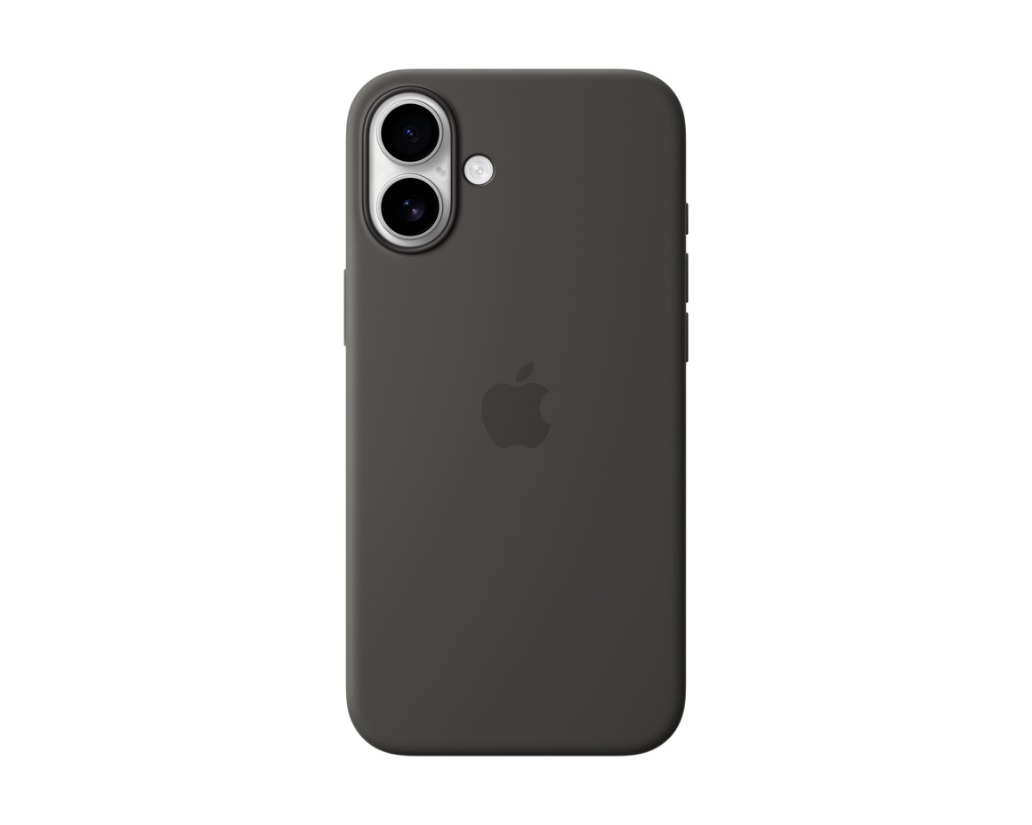 Apple iPhone 16 Plus Silikonskal med MagSafe Granitgrå