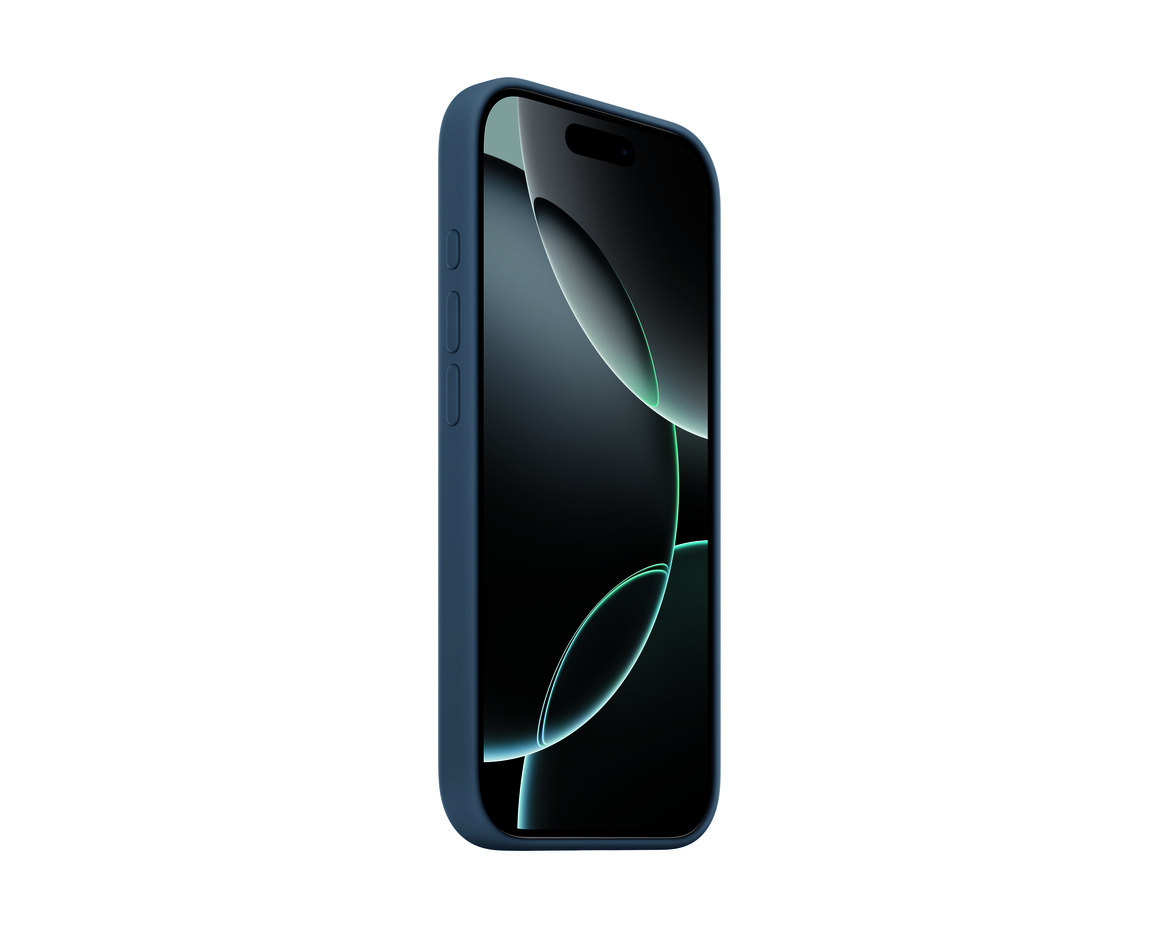 Apple iPhone 16 Pro Silikonskal med MagSafe Denim