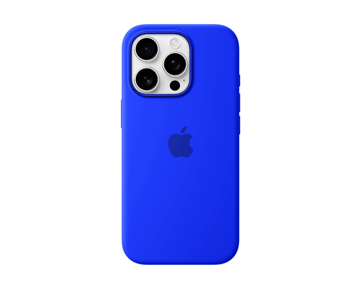 Apple iPhone 16 Pro Silikonskal med MagSafe Ultramarin