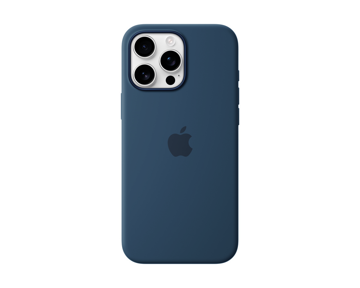 Apple iPhone 16 Pro Max Silikonskal med MagSafe Denim