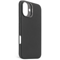 Decoded - Leather Backcover till iPhone 16 Plus Svart