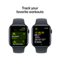 Apple Watch SE Midnatt 44mm GPS M/L