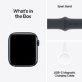 Apple Watch SE Midnatt 44mm GPS M/L