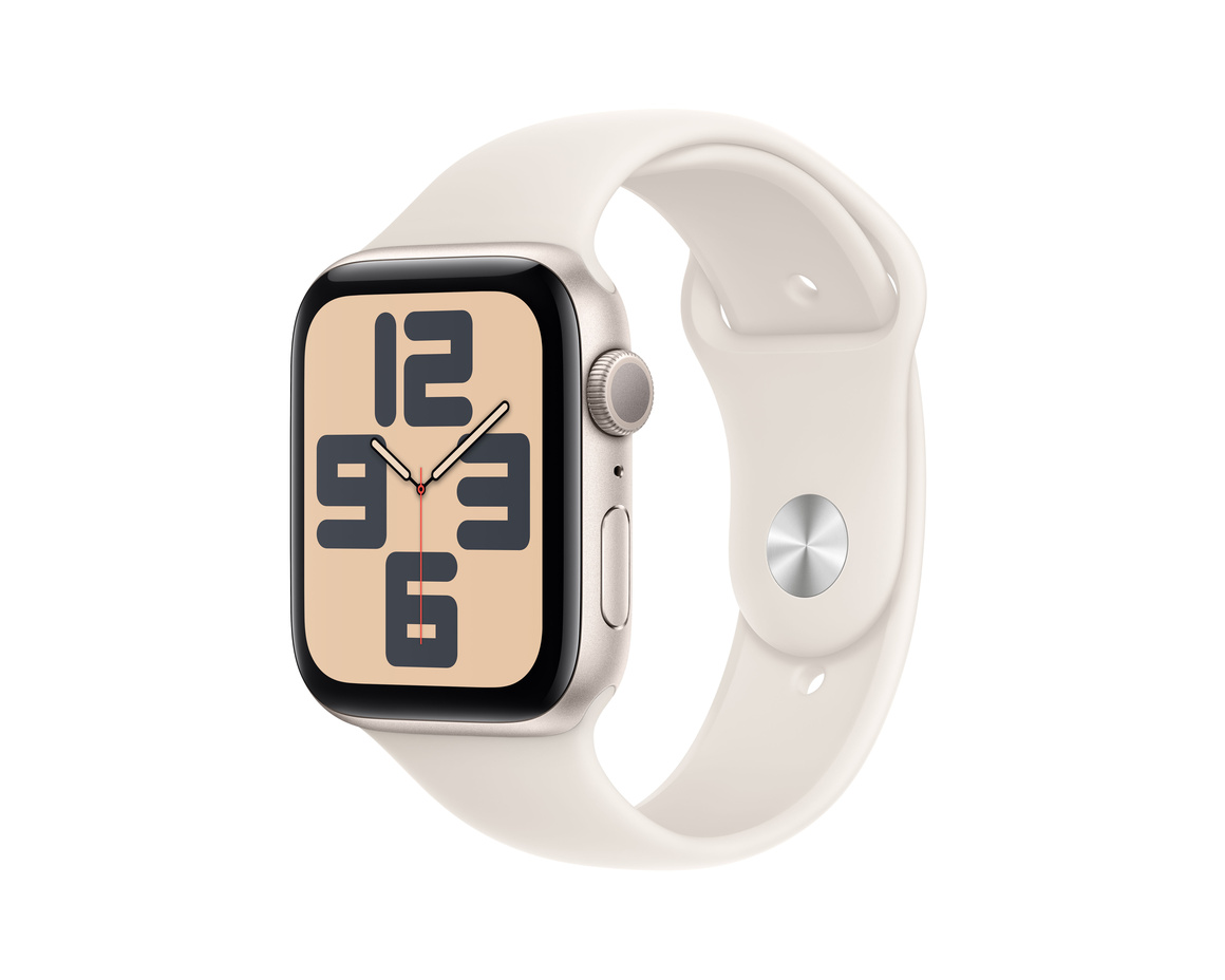 Apple Watch SE Stjärnglans 44mm GPS M/L