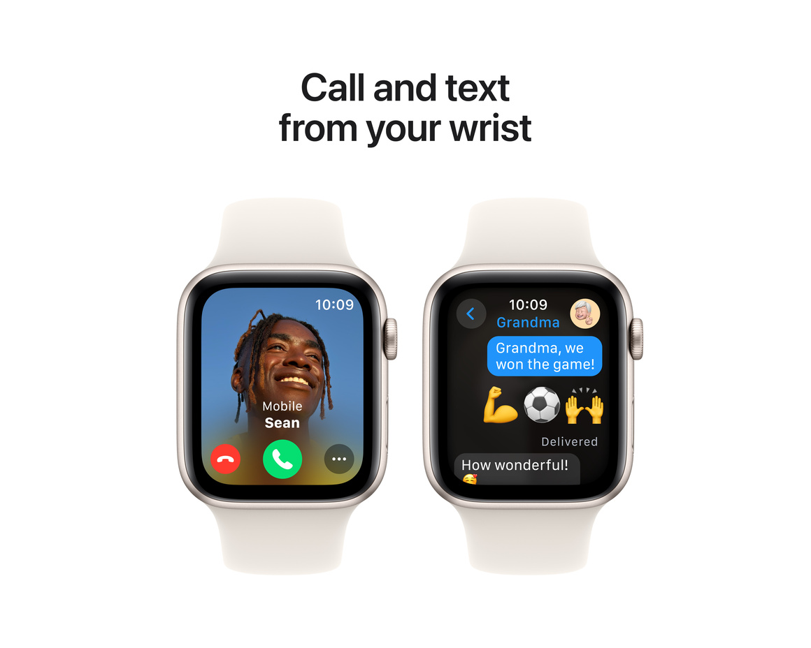 Apple Watch SE Stjärnglans 44mm GPS M/L