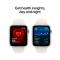 Apple Watch SE Stjärnglans 44mm GPS M/L