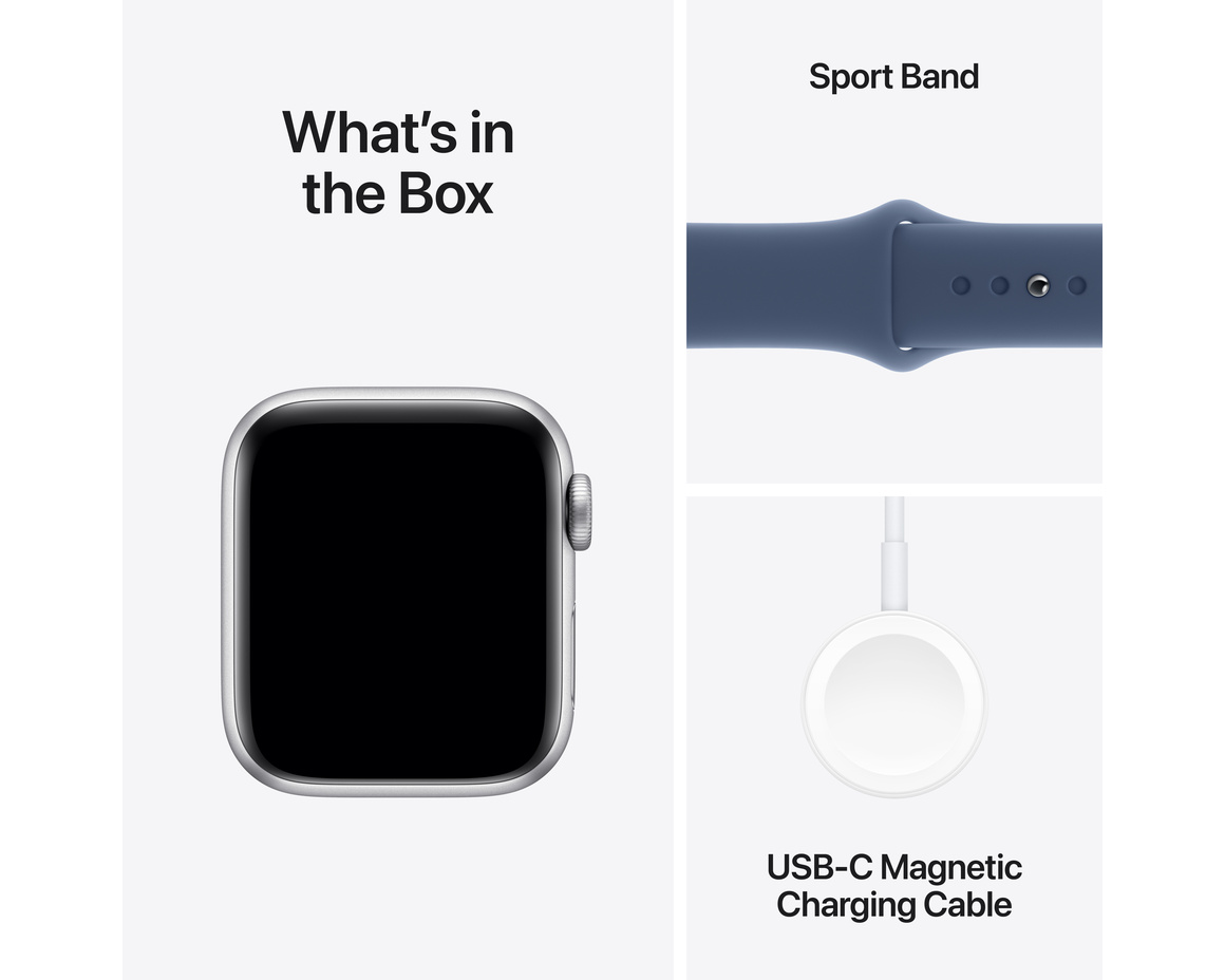 Apple Watch SE Silver 40mm GPS M/L