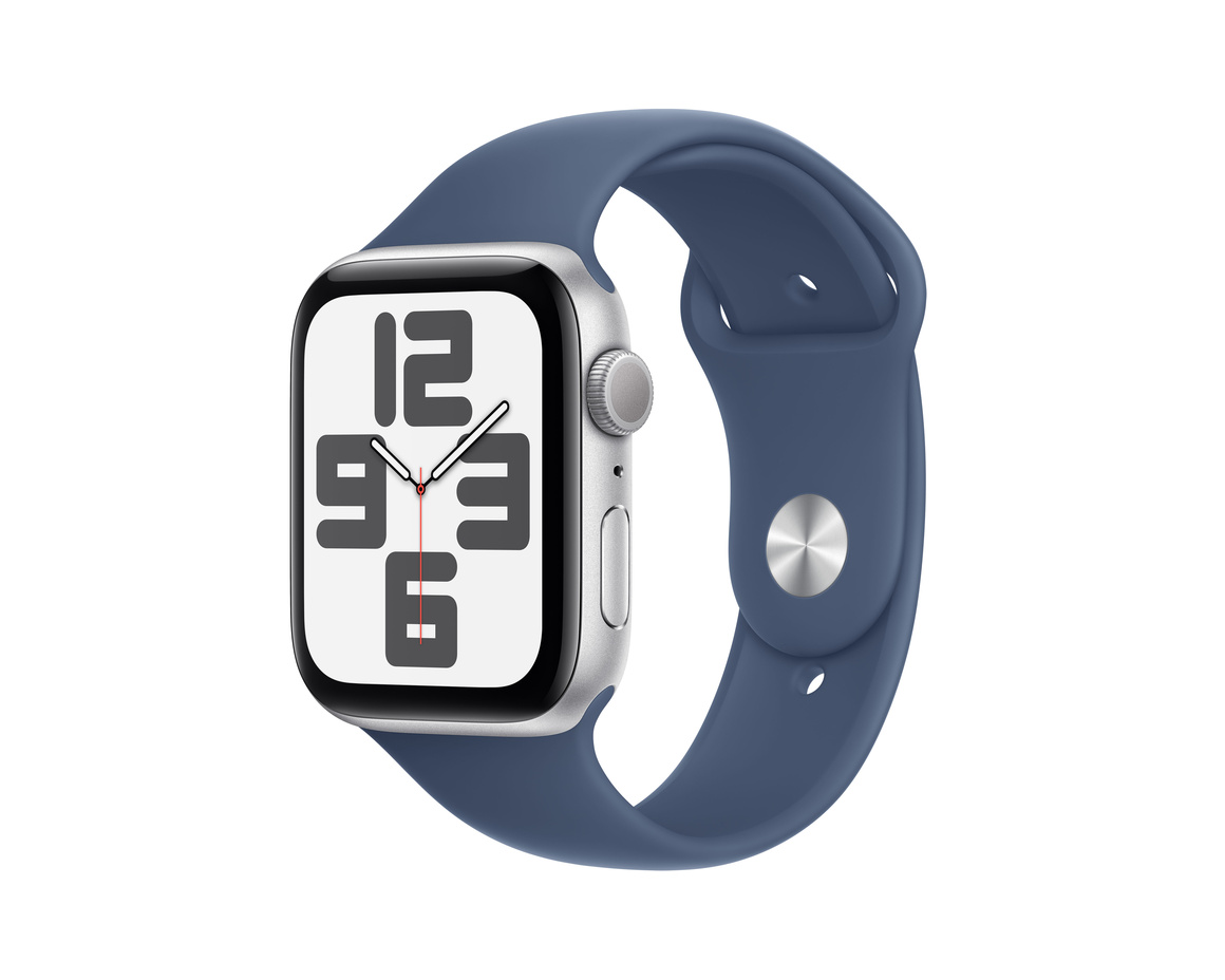 Apple Watch SE Silver 44mm GPS S/M
