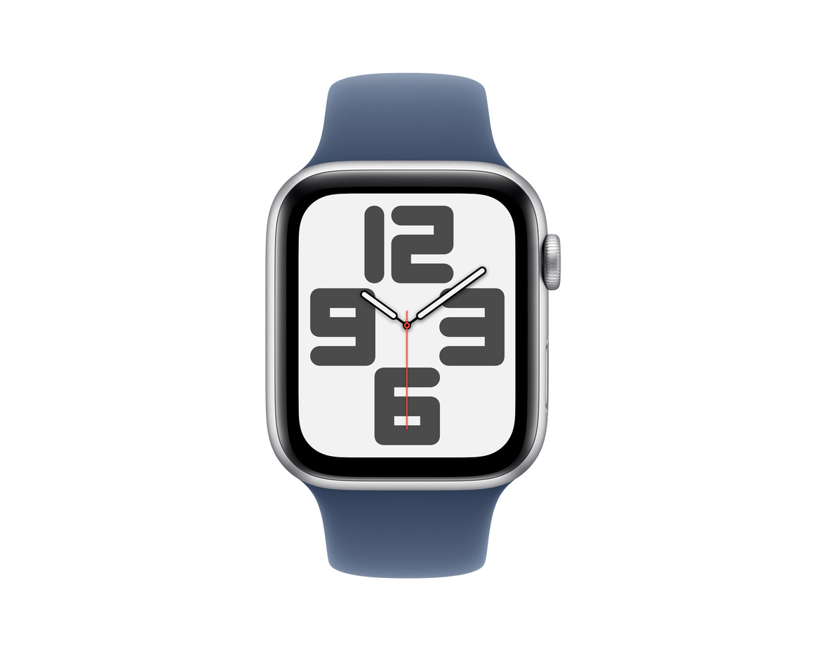 Apple Watch SE Silver 44mm GPS S/M