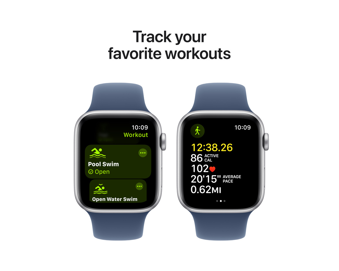 Apple Watch SE Silver 44mm GPS S/M