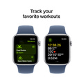 Apple Watch SE Silver 44mm GPS S/M