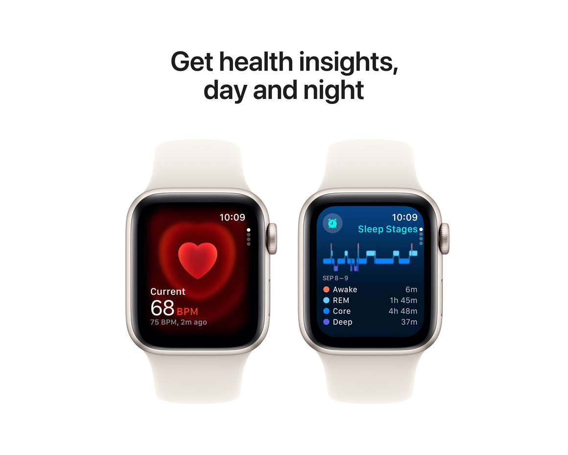 Apple Watch SE Stjärnglans 40mm GPS + Cellular M/L