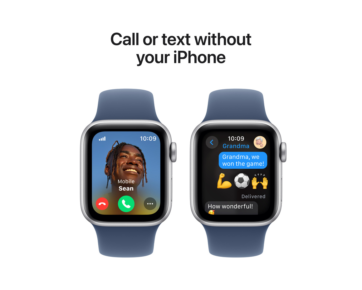 Apple Watch SE Silver 40mm GPS + Cellular M/L
