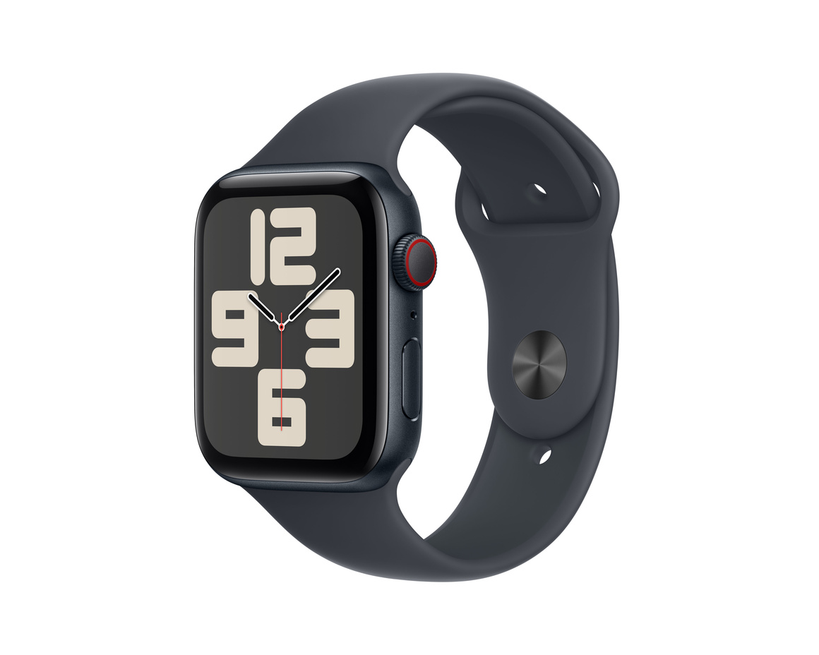 Apple Watch SE Midnatt 44mm GPS + Cellular M/L