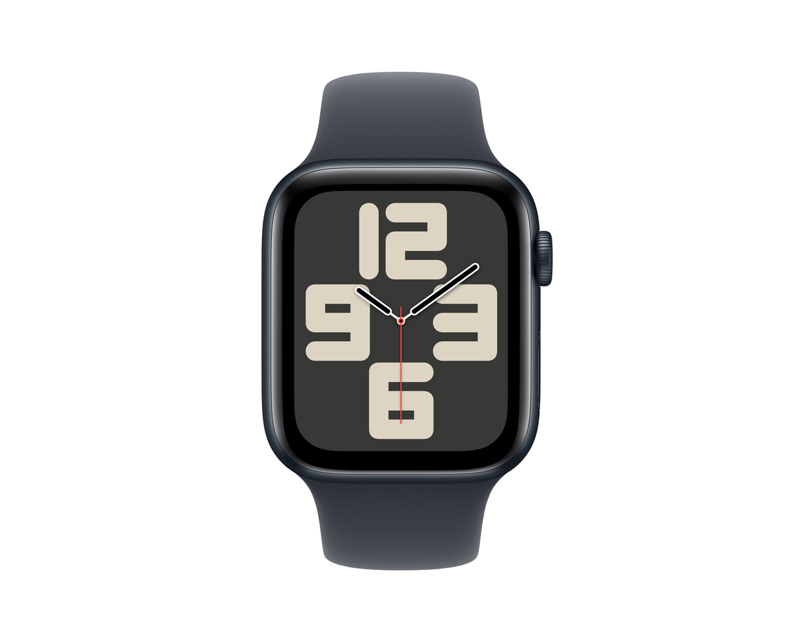 Apple Watch SE Midnatt 44mm GPS + Cellular M/L