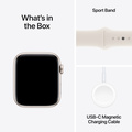 Apple Watch SE Stjärnglans 44mm GPS + Cellular M/L