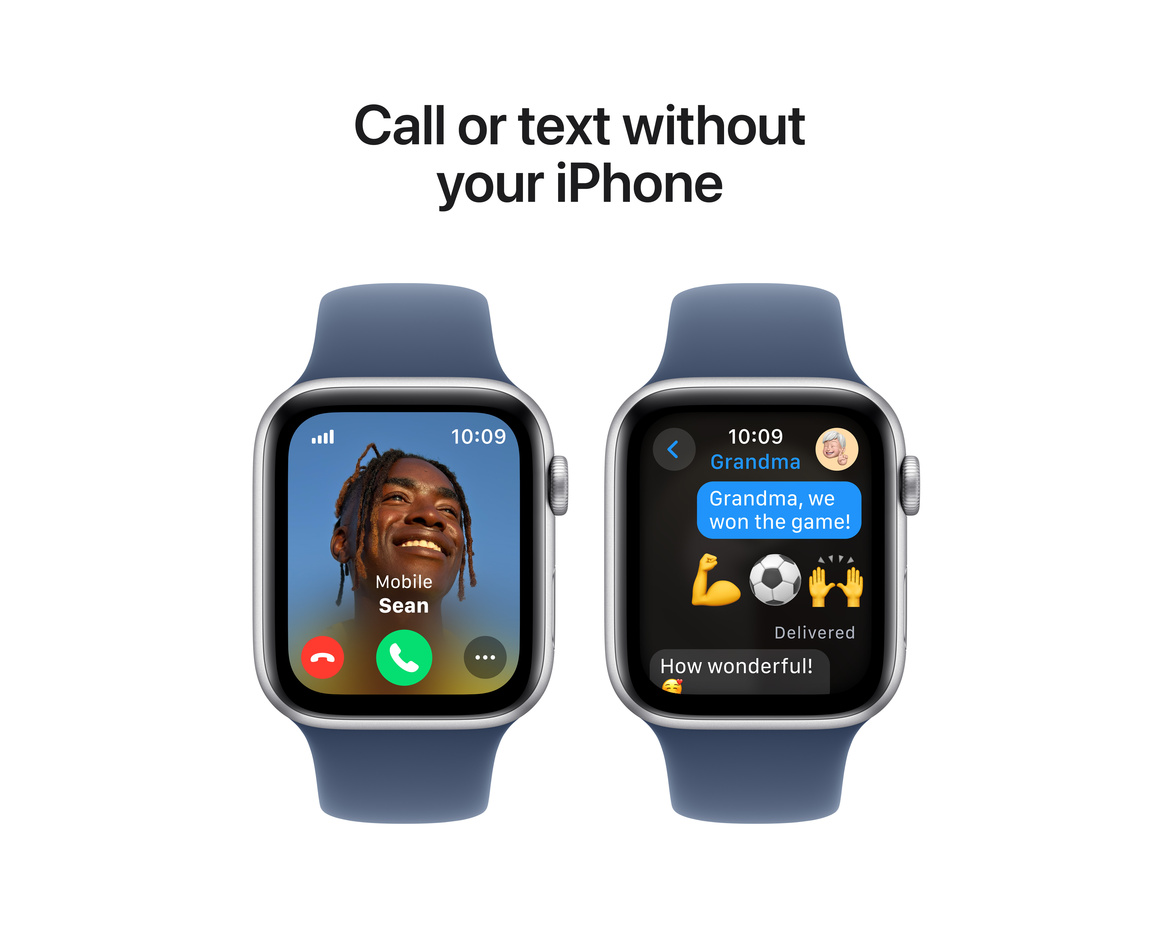 Apple Watch SE Silver 44mm GPS + Cellular M/L