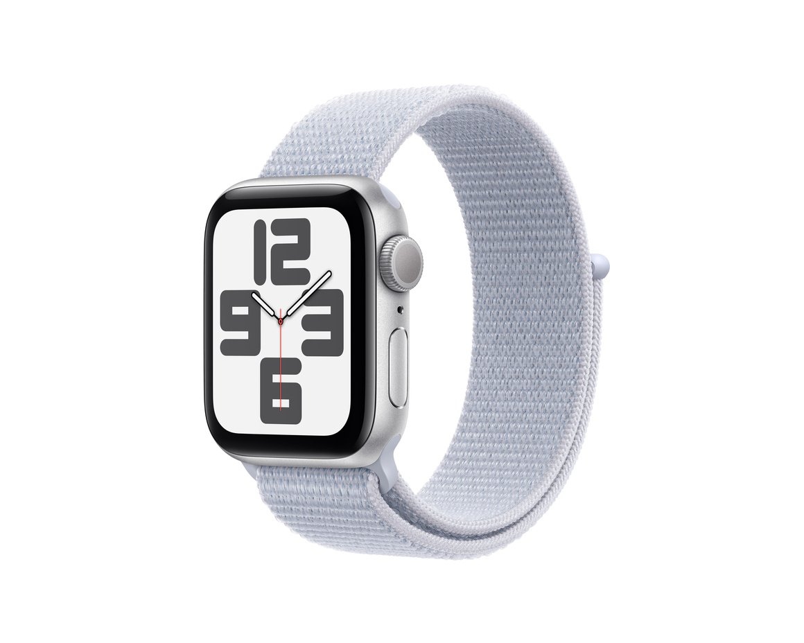 Apple Watch SE med Sportloop 2024 Silver 40mm GPS