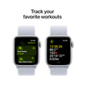 Apple Watch SE med Sportloop 2024 Silver 40mm GPS