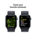 Apple Watch SE med Sportloop 2024 Midnatt 44mm GPS