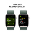 Apple Watch SE med Sportloop 2024 Stjärnglans 44mm GPS