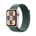 Apple Watch SE med Sportloop 2024 Stjärnglans 44mm GPS + Cellular