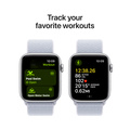 Apple Watch SE med Sportloop 2024 Silver 44mm GPS + Cellular