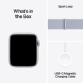 Apple Watch SE med Sportloop 2024 Silver 44mm GPS + Cellular