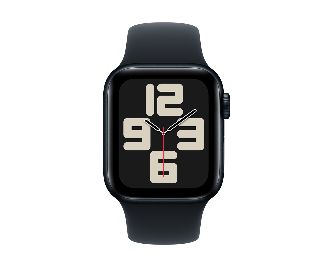 Apple Watch 42mm Midnatt Sportband S/M
