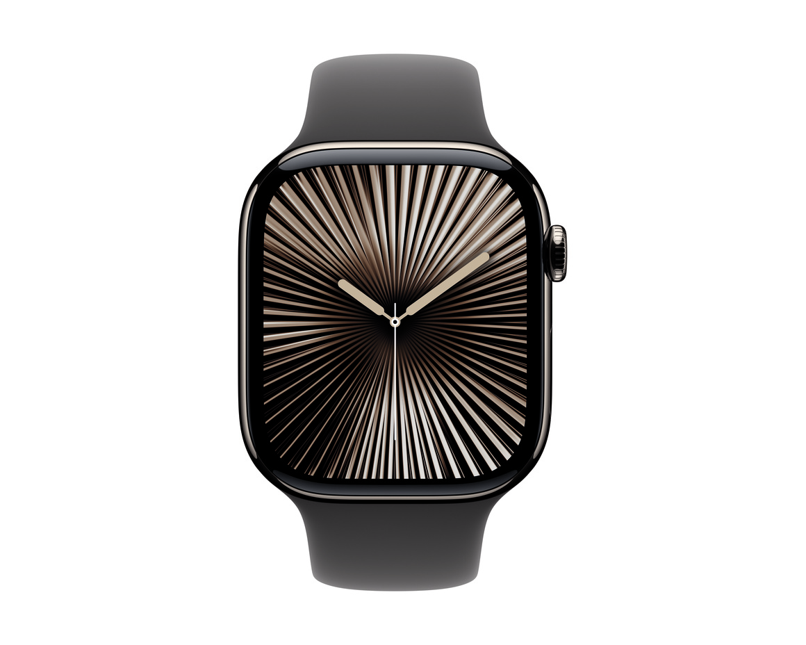 Apple Watch 46mm Granitgrå Sportband S/M