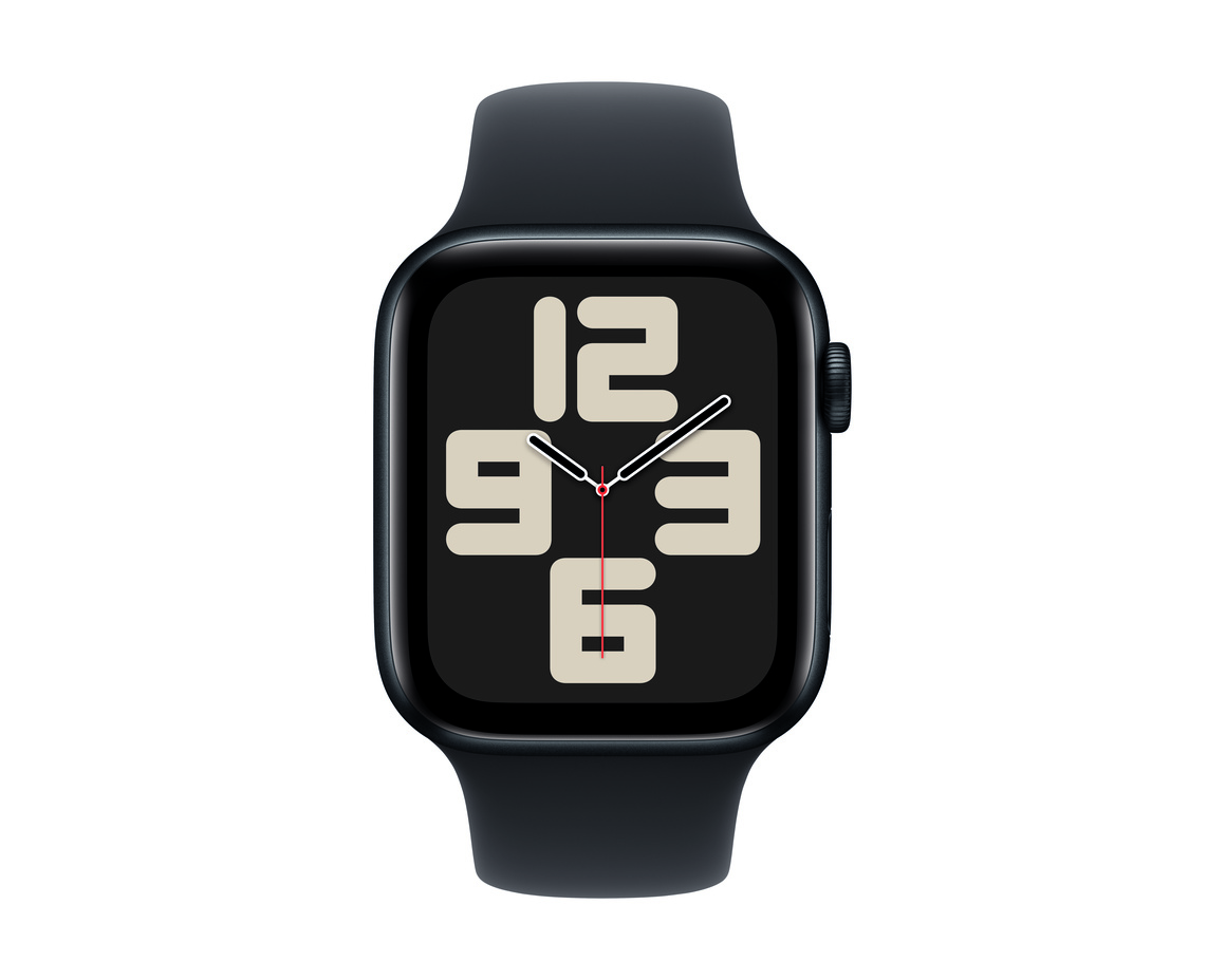 Apple Watch 46mm Midnatt Sportband S/M