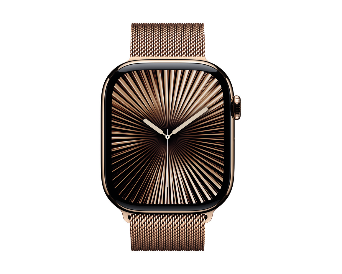 Apple Watch 46mm Guld Milanesisk Loop S/M
