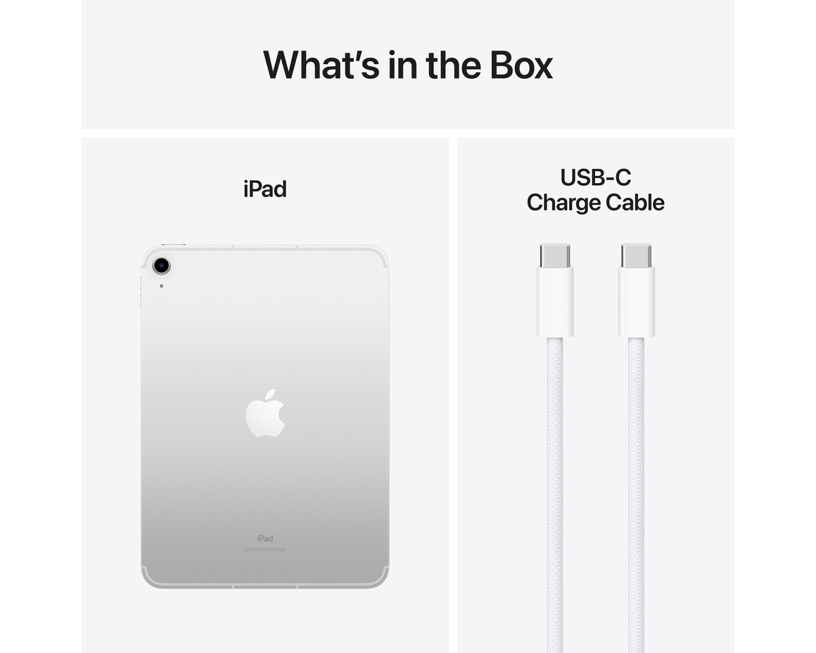 Apple iPad 10.9 Wifi + Cellular (10:e gen) 64 GB Silver