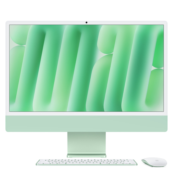 iMac 24 Retina 4.5K (2024) M4 10-core CPU, 10-core GPU/16GB/1TB SSD - Grön