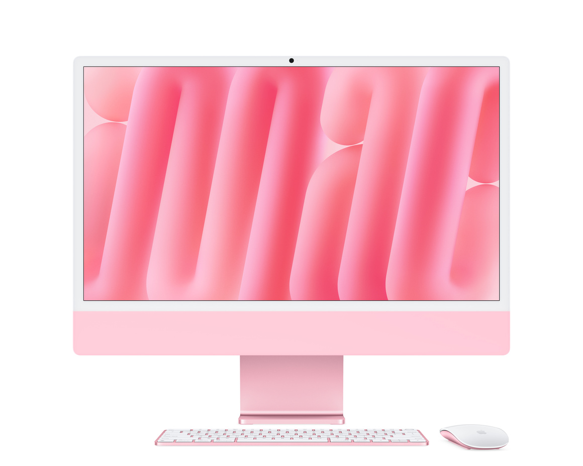 iMac 24 Retina 4.5K (2024) M4 10-core CPU, 10-core GPU/16GB Rosa 512 GB
