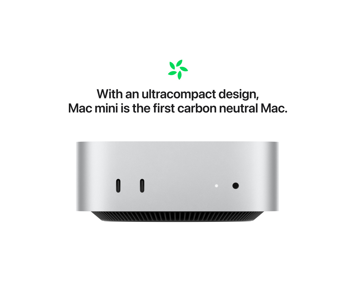 Mac mini M4 10‑core CPU, 10‑core GPU/16GB/256GB SSD